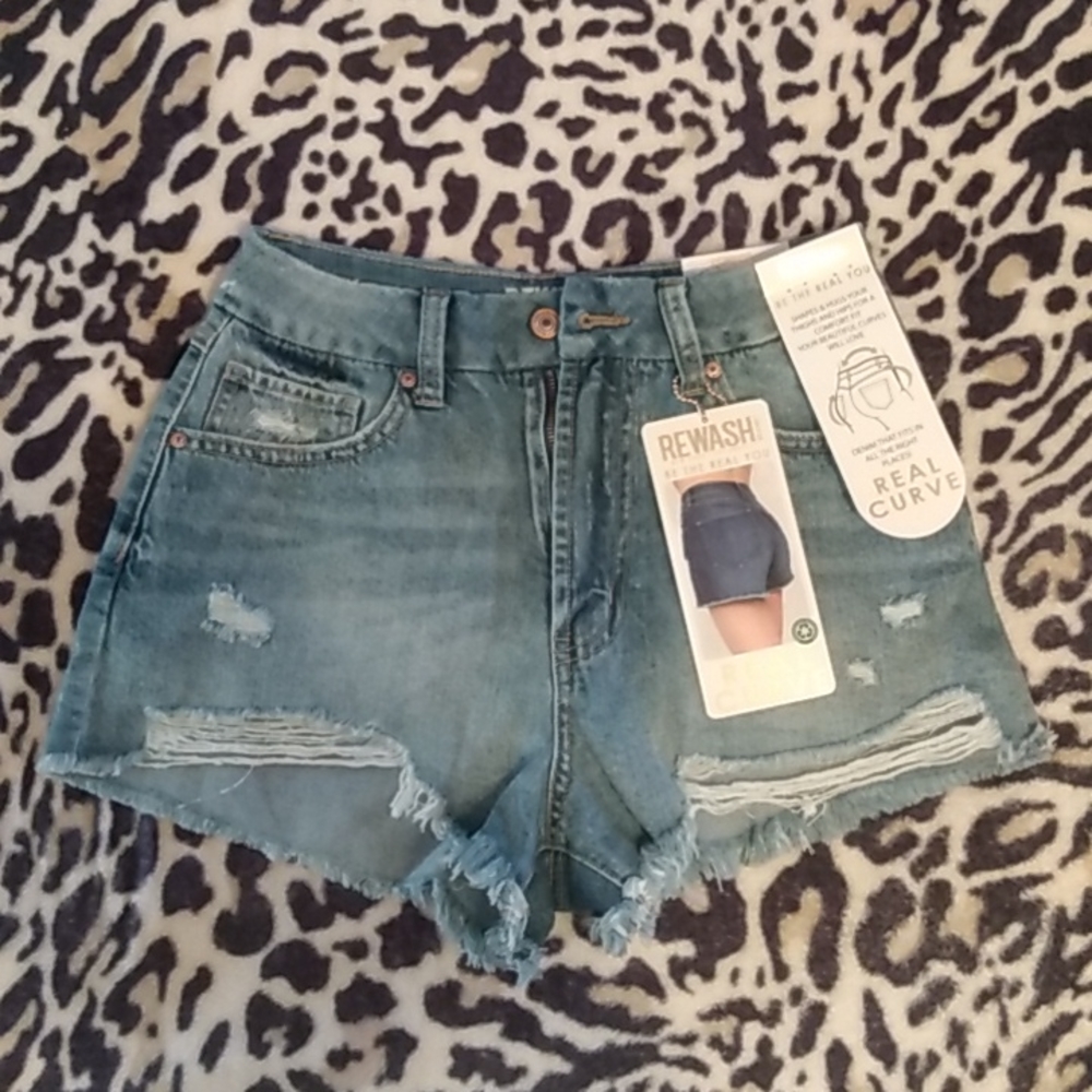 Rewash 27 blue jean shorts